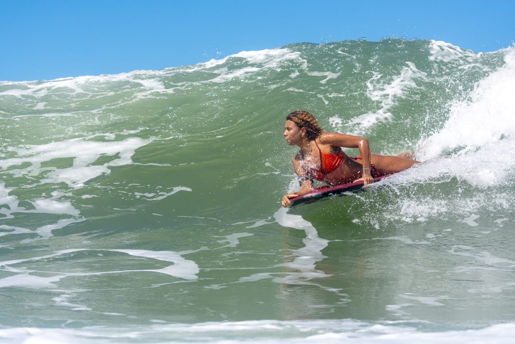 Talita Dias, atual campeã baiana de bodyboard. Foto Newton Filho @newton411vm